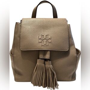 Tory Burch Thea Mini Pebble Leather Backpack